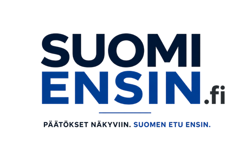 Suomi ensin logo